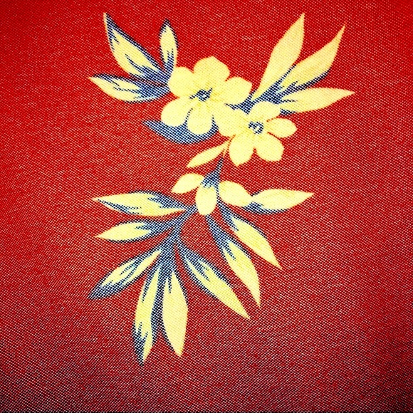 Paradise Blue Men’s polo Hawaiian Cotton blend - Picture 4 of 5